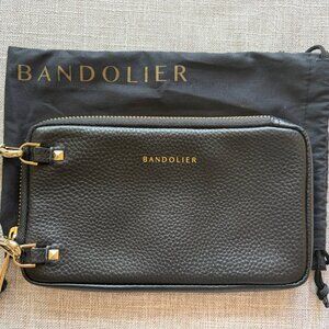 Bandolier Pebble Grain Crossbody Bag w/Strap EUC